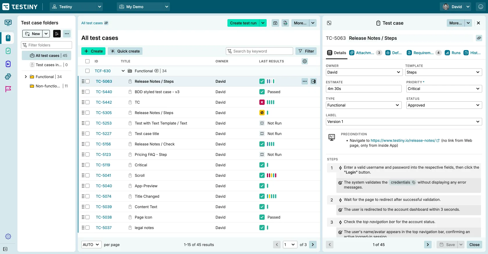 Testiny - See our tool in action