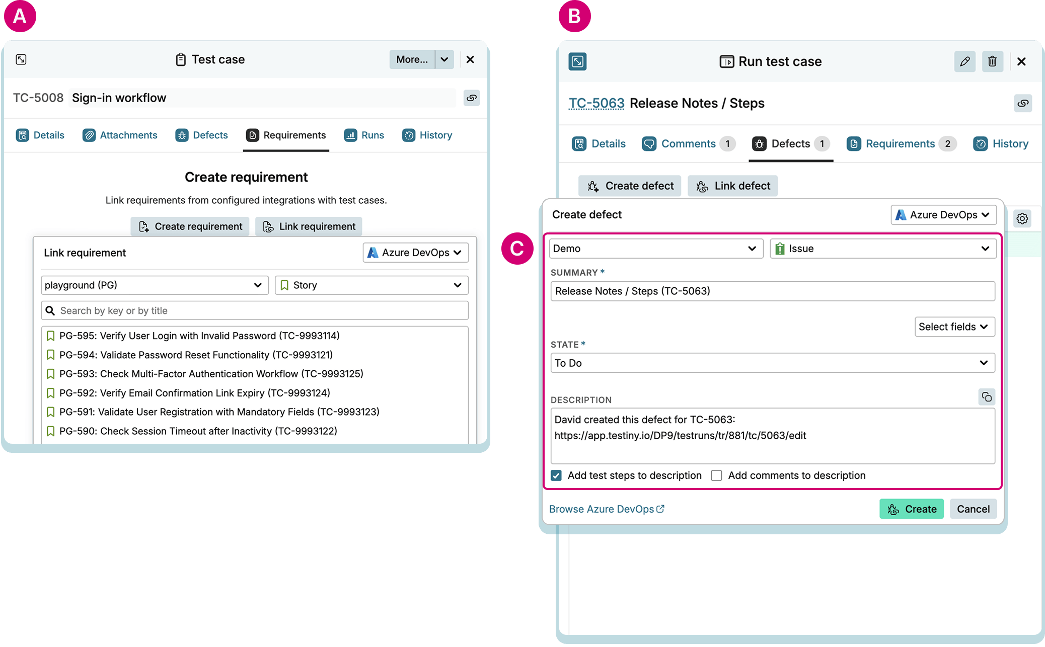 Azure DevOps | Testiny Documentation