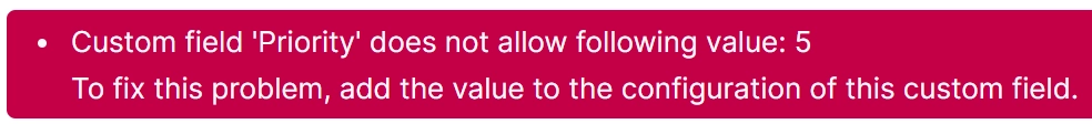Field mapping dialog